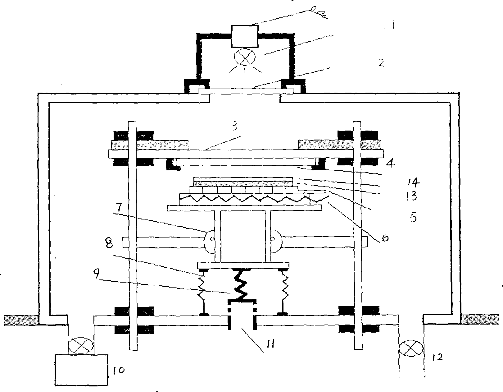 Ultraviolet/hot pressing curing type nano-printing method and stamping press