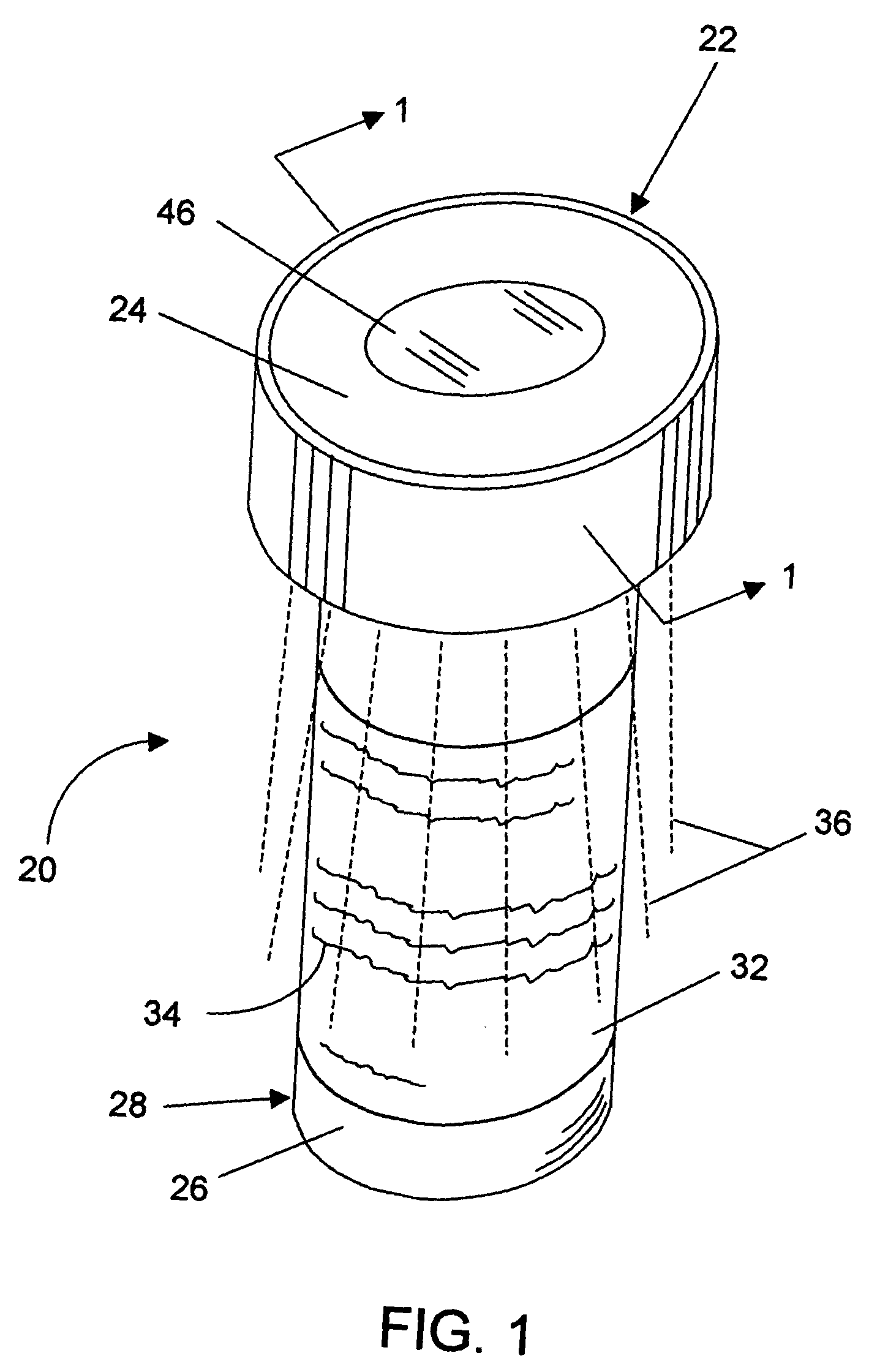 Self-contained illumination device for medicine containers