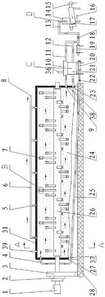 Large horizontal tunnel kiln spiral continuous dry-type anaerobic fermentation equipment