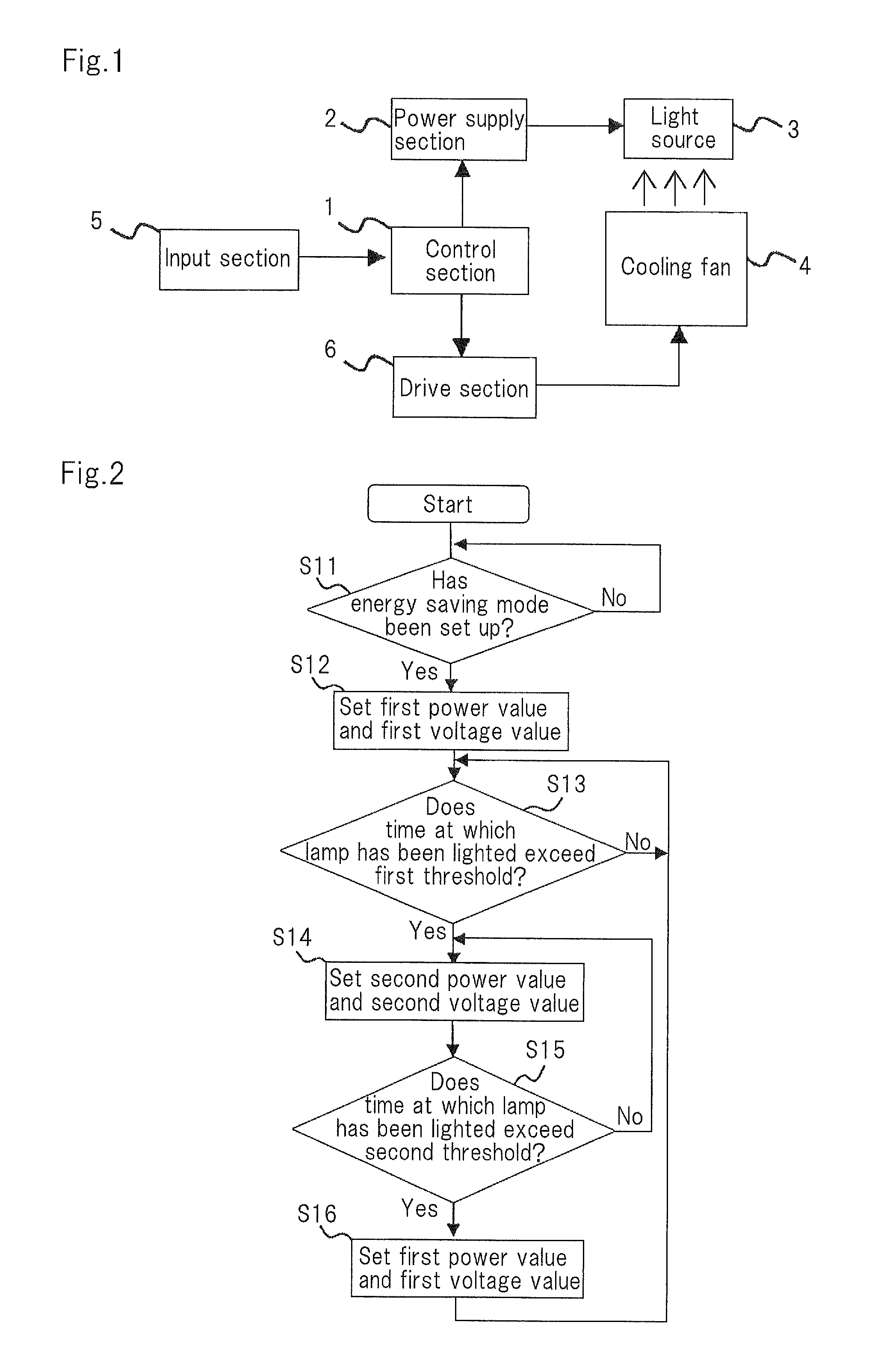 Image display device and light source cooling method