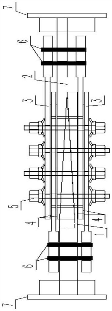 u-t slope type variable friction damper