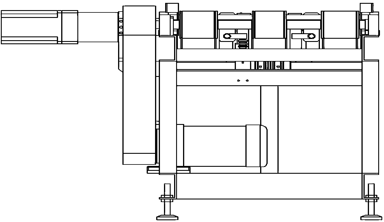 High-speed automatic alternate carpet turning machine