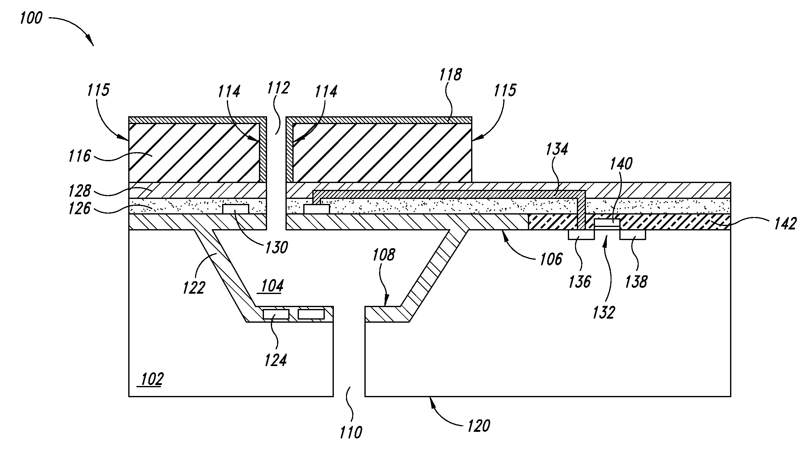 Microfluidic nozzle formation and process flow