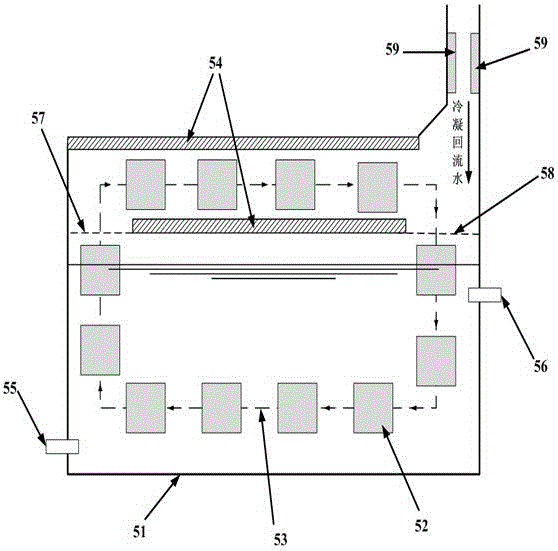 Treatment method for removing ammonia nitrogen in domestic wastewater