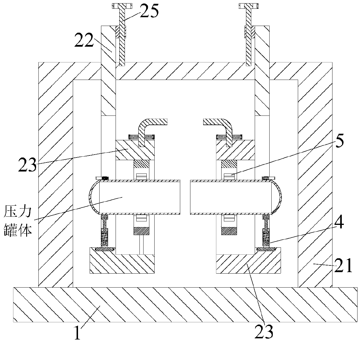 Chemical industry pressure vessel tank body fabrication method