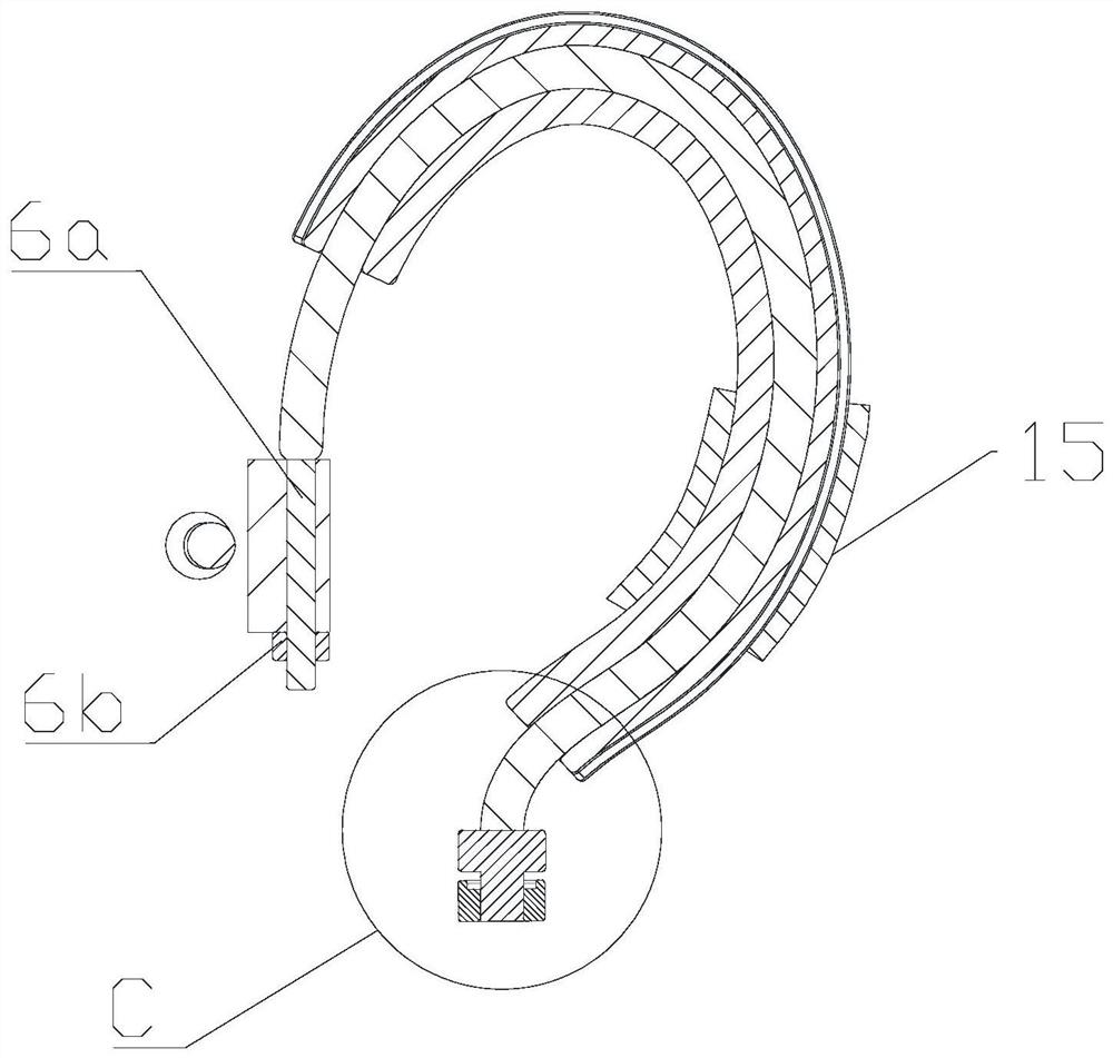 Pull wire skidproof and antiskid device for medical esophageal stent