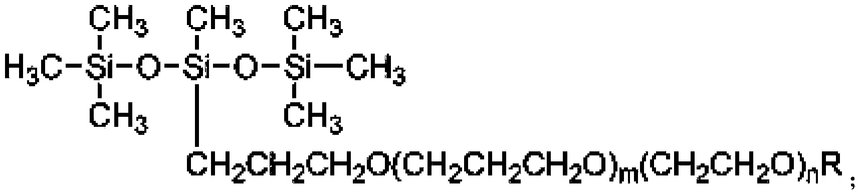 Polyether modified trisiloxane wetting agent and preparation and application methods thereof