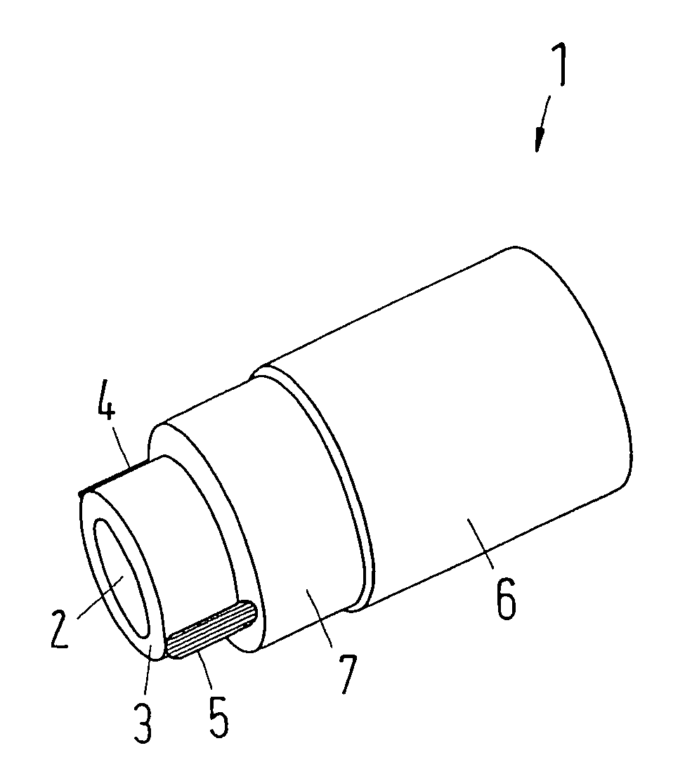 Electrically heatable fluid line