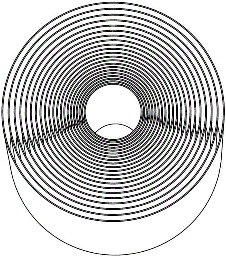 Multilayer nested conical surface type X-ray grazing incidence optical lens