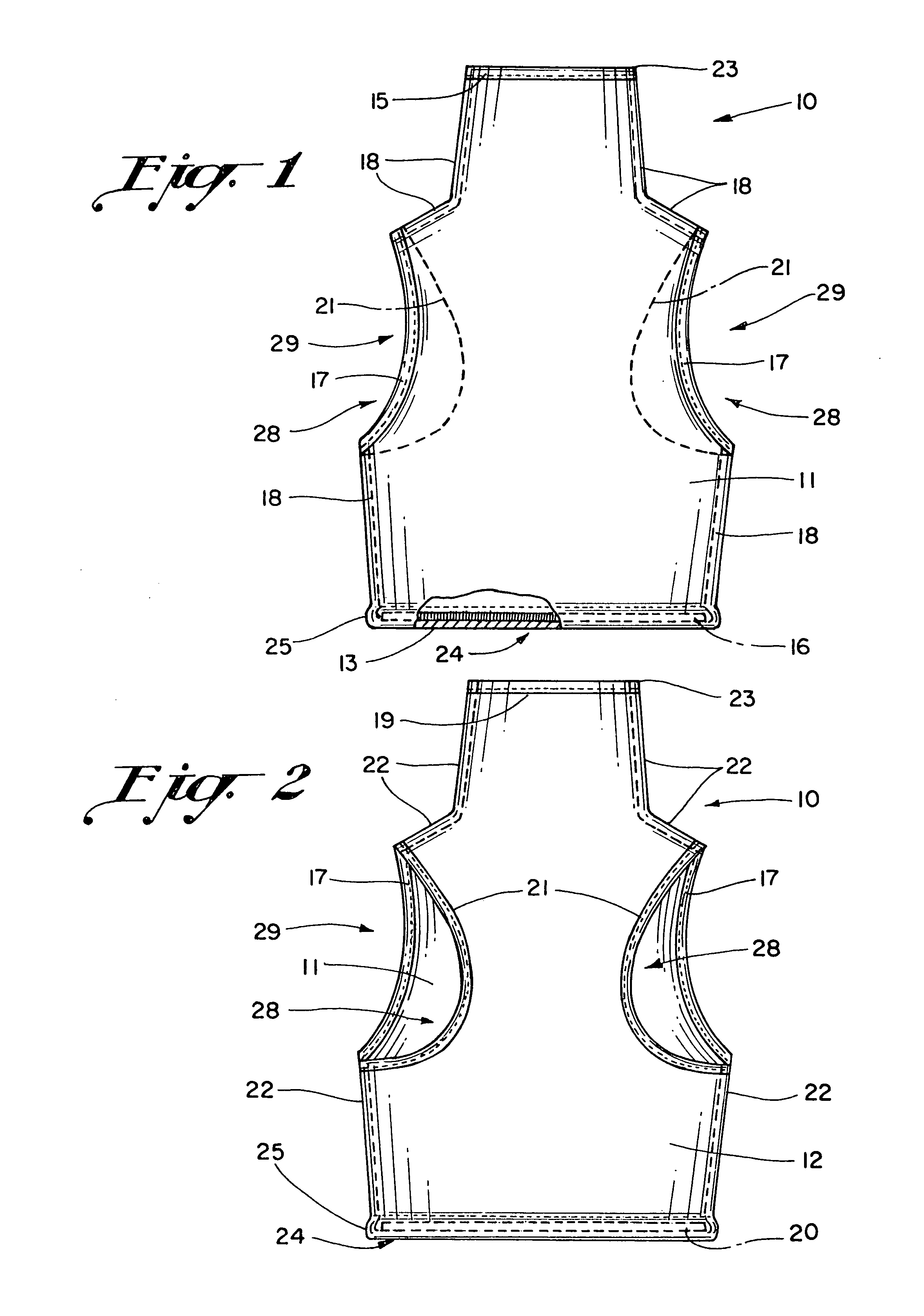 Thermally-insulative, breast-supportive undergarment