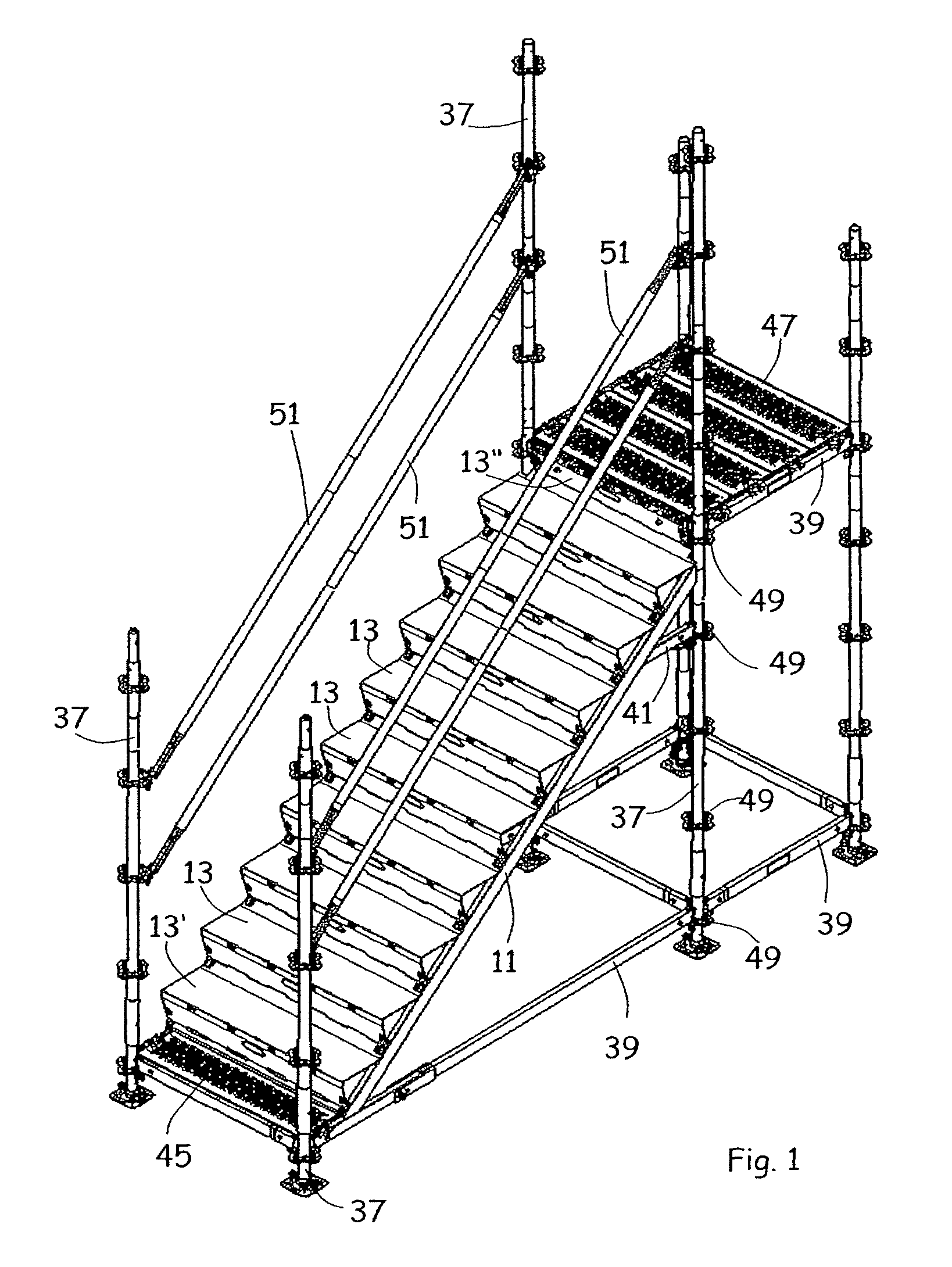 Scaffold steps