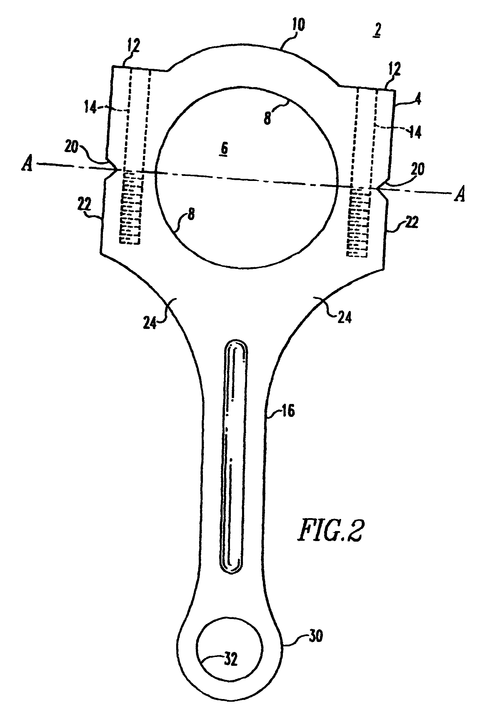 Machined titanium connecting rod and process