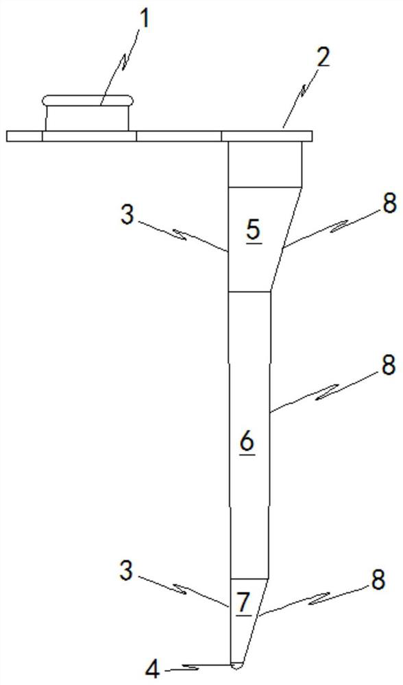 Full-automatic nucleic acid extraction, amplification and detection integrated reaction tube and column type detection card