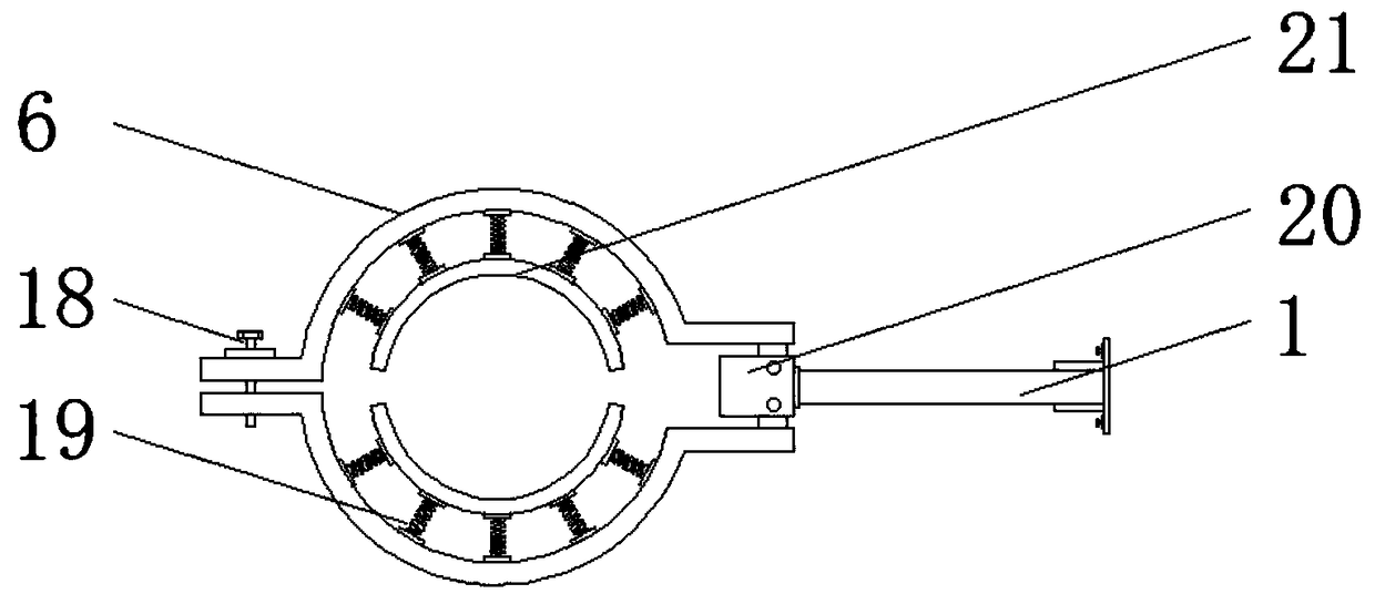 Line protection supporting device used for automobile electronic control