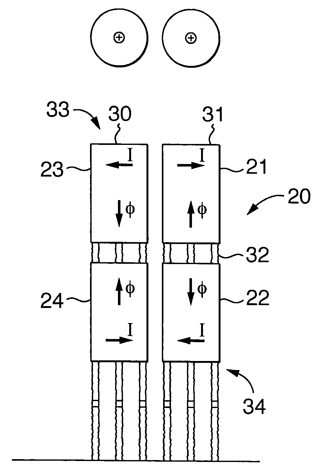 Method for magnetic field reduction using the decoupling effects of multiple coil systems