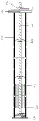 Stress-controller multi-level-open anchor stock and anchor construction method