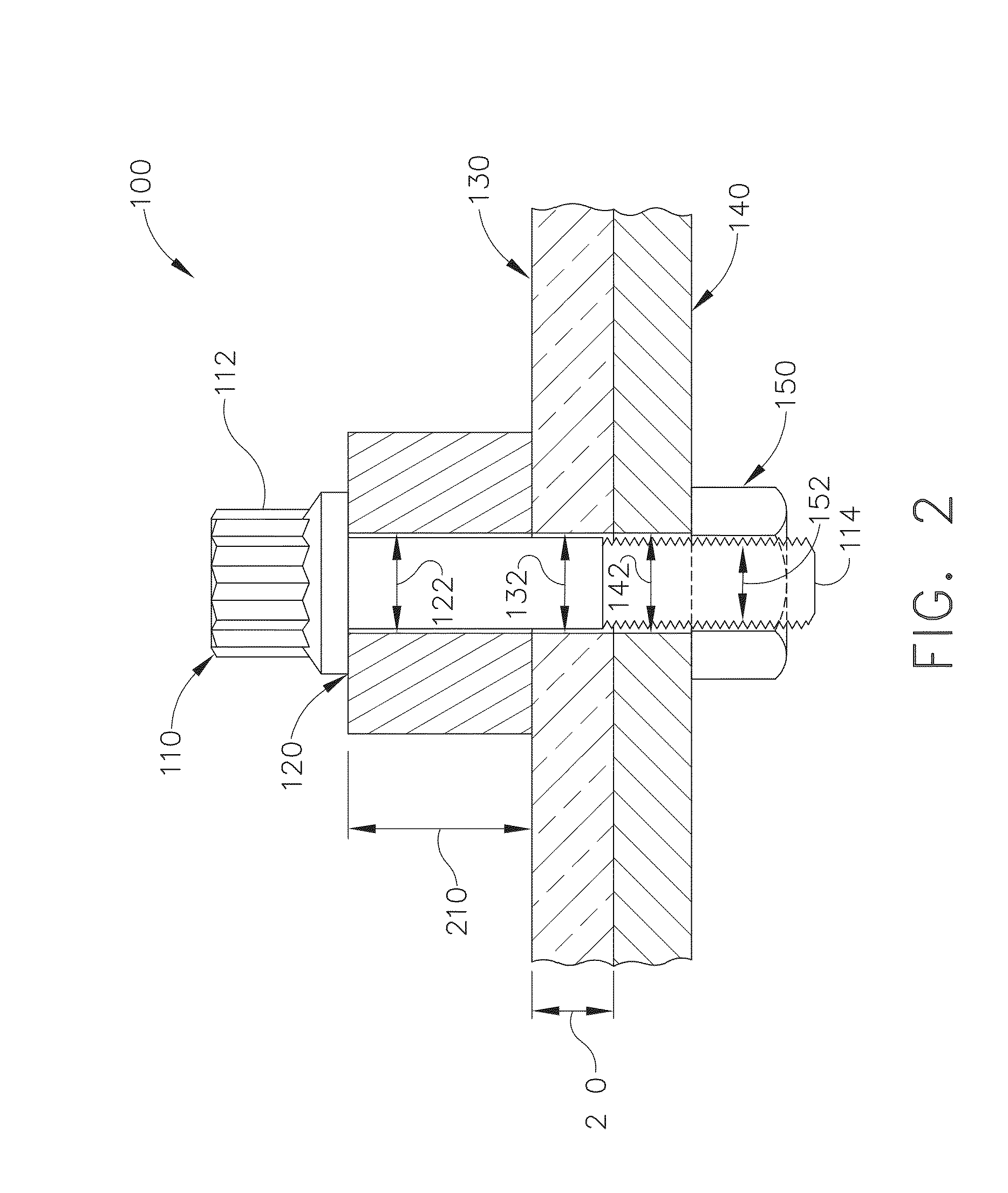 Ceramic matrix composite and metal attachment configurations