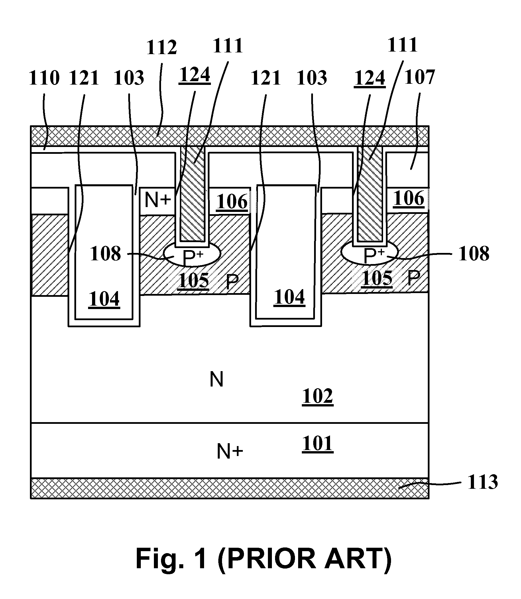 Trenched mosfet with trenched source contact