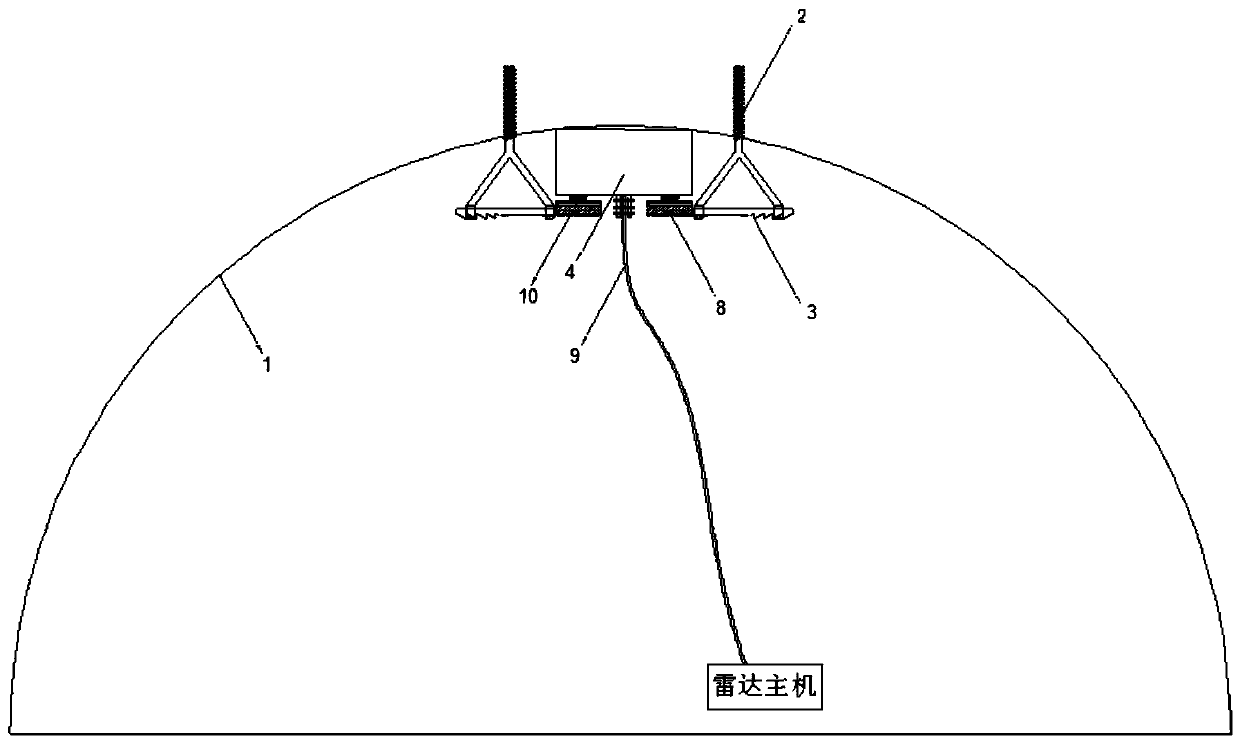 An automatic detection system and method suitable for tunnel lining