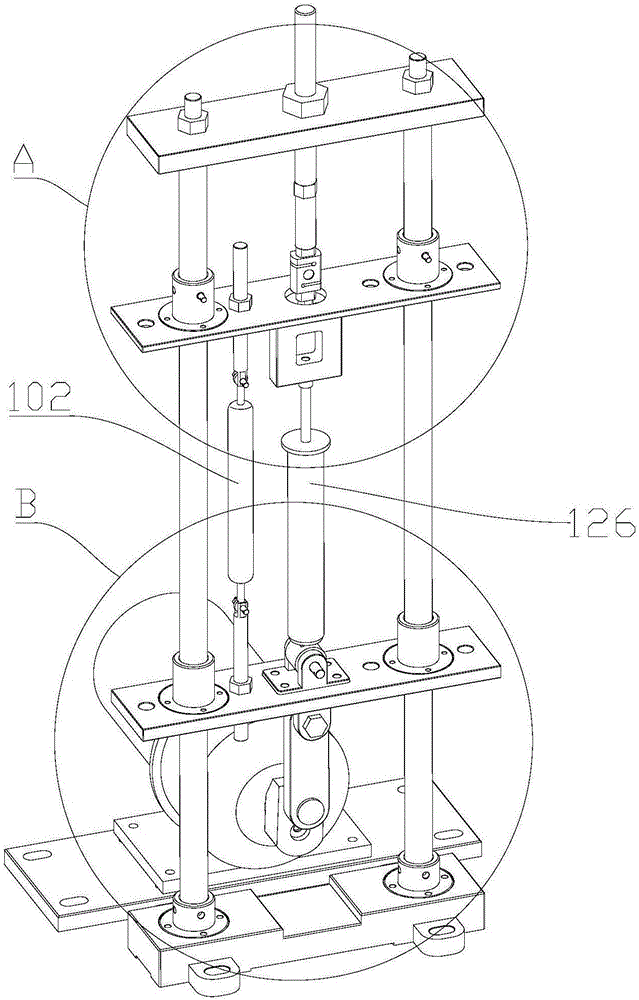 Magneto-rheological damper performance testing device