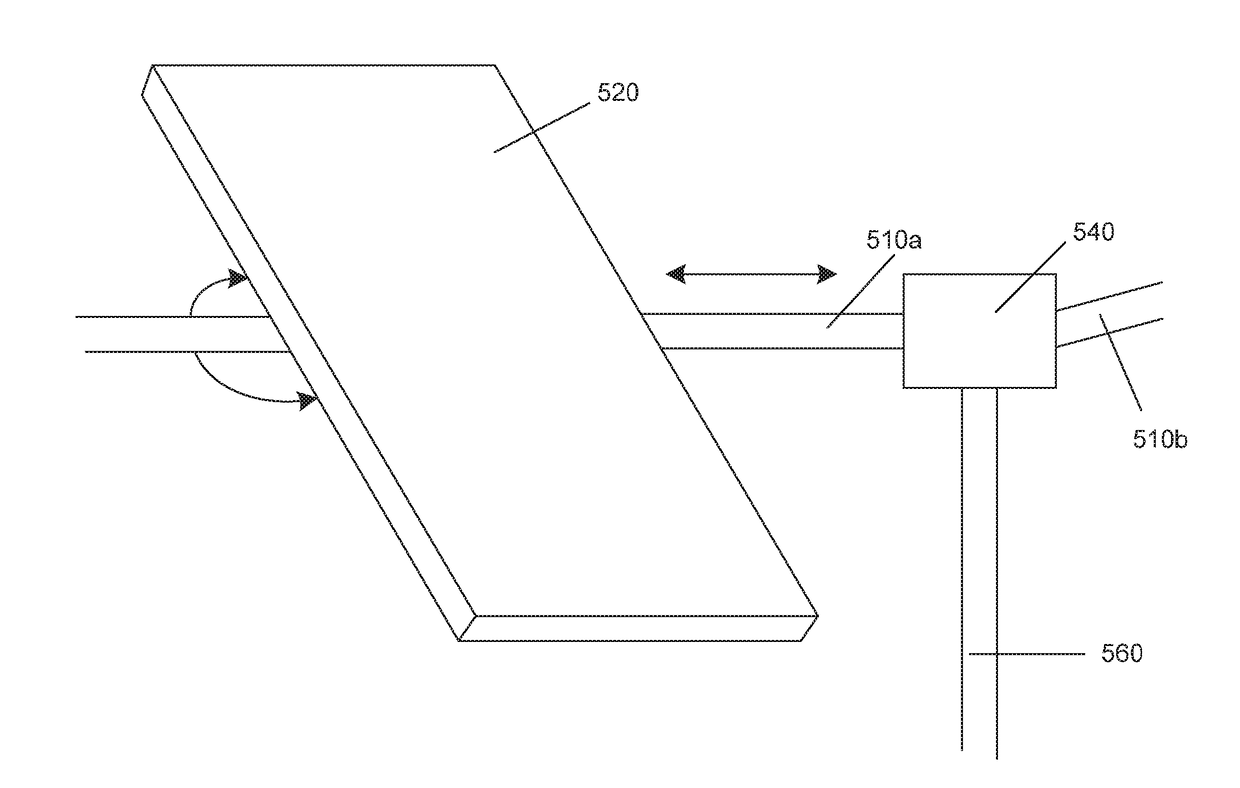 Articulating joint solar panel array