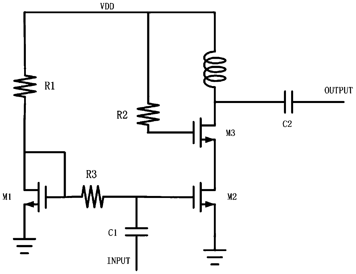 Low-noise amplifier, radio frequency front-end circuit, device and equipment