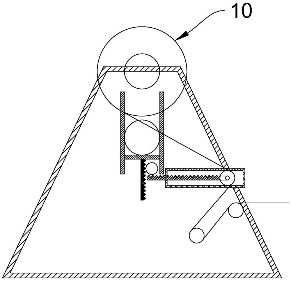 A super-large coiling device for textile fabrics