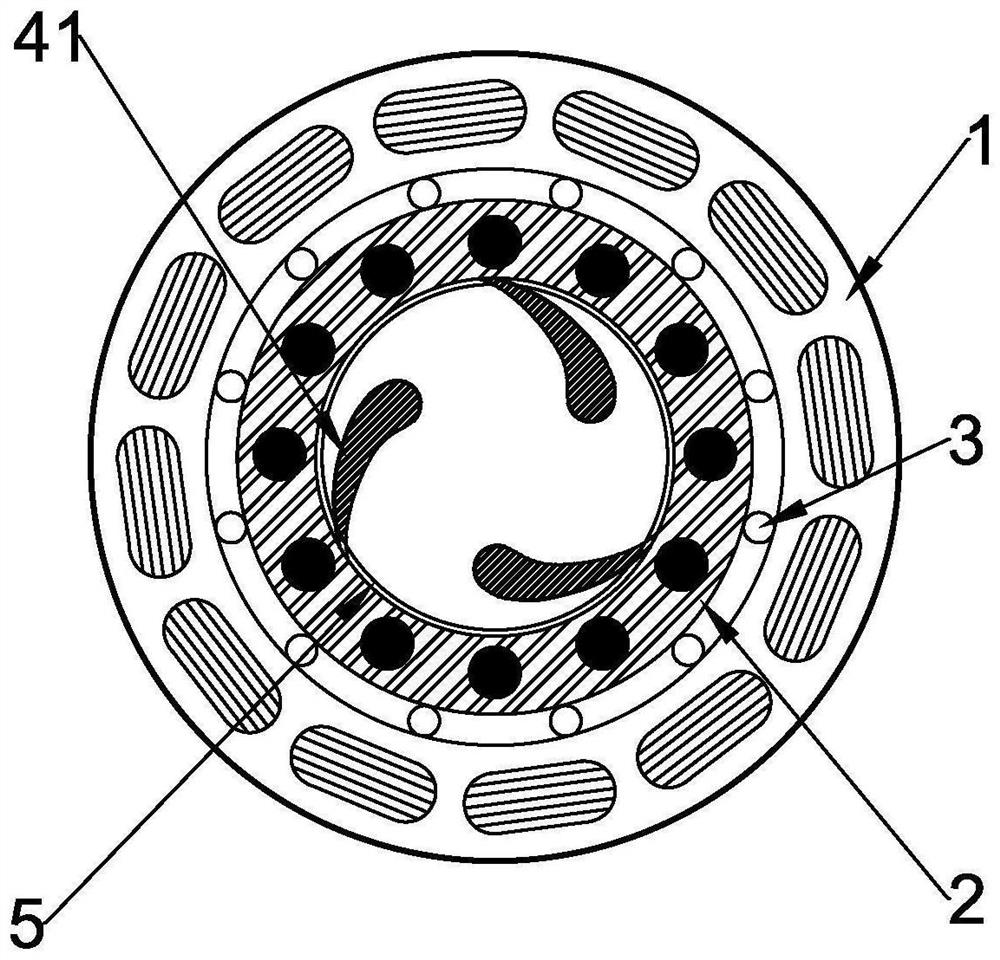 Shaftless electric propeller for ship