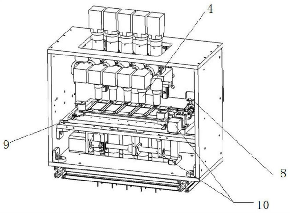 Full-automatic scanning device capable of continuously conveying slides