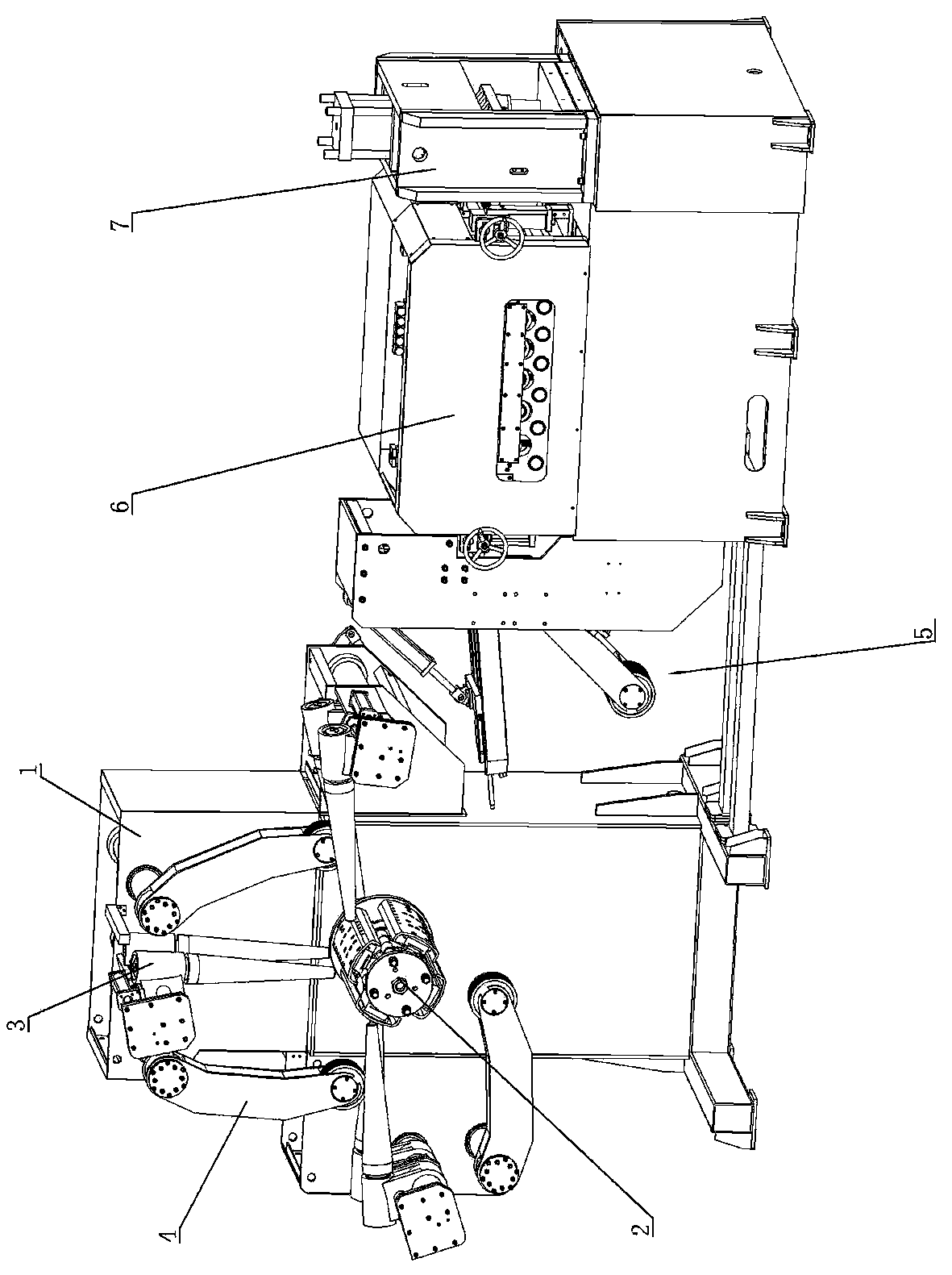 Uncoiling straightening machine special for fine blanking