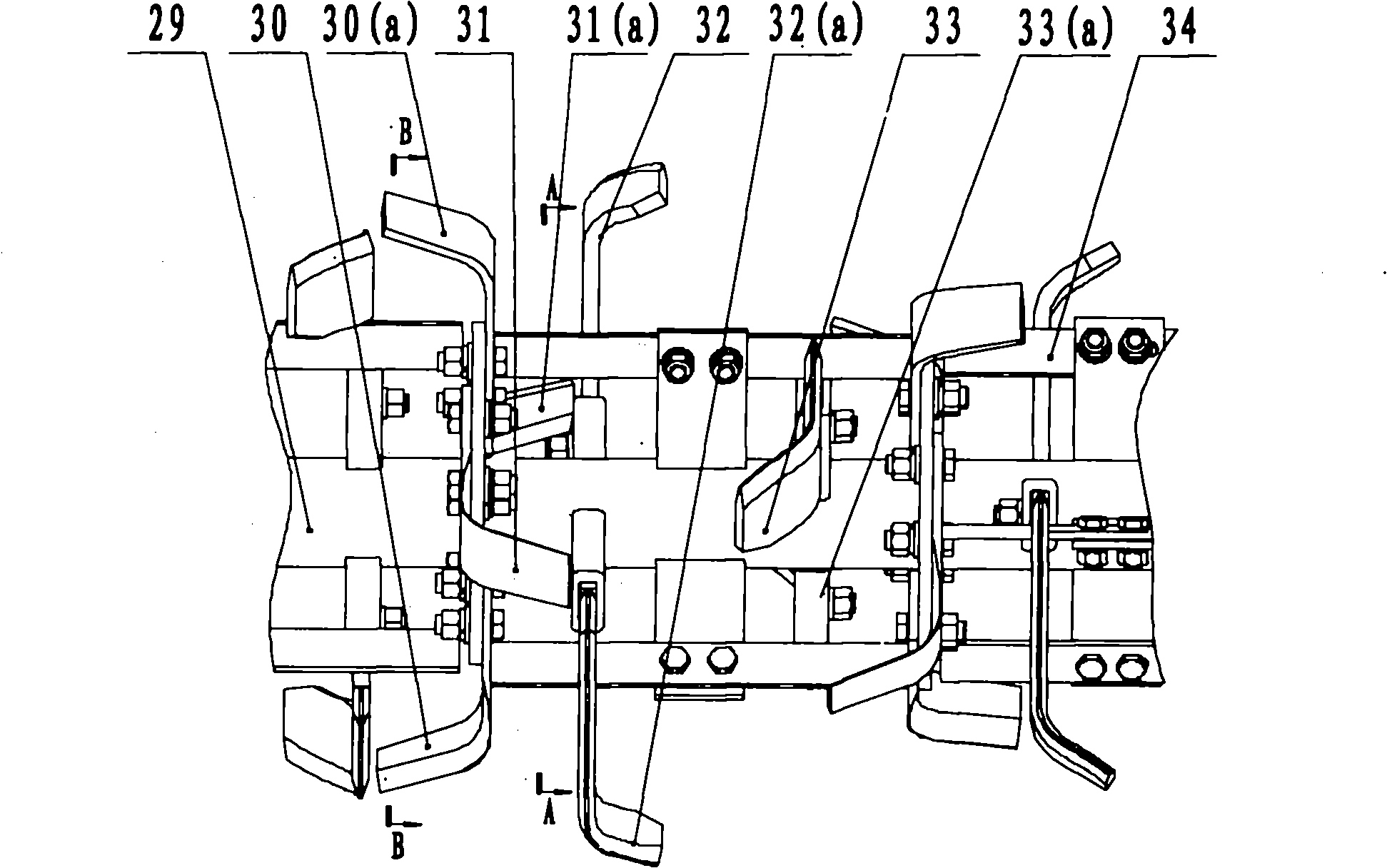 Rape-wheat seeding machine