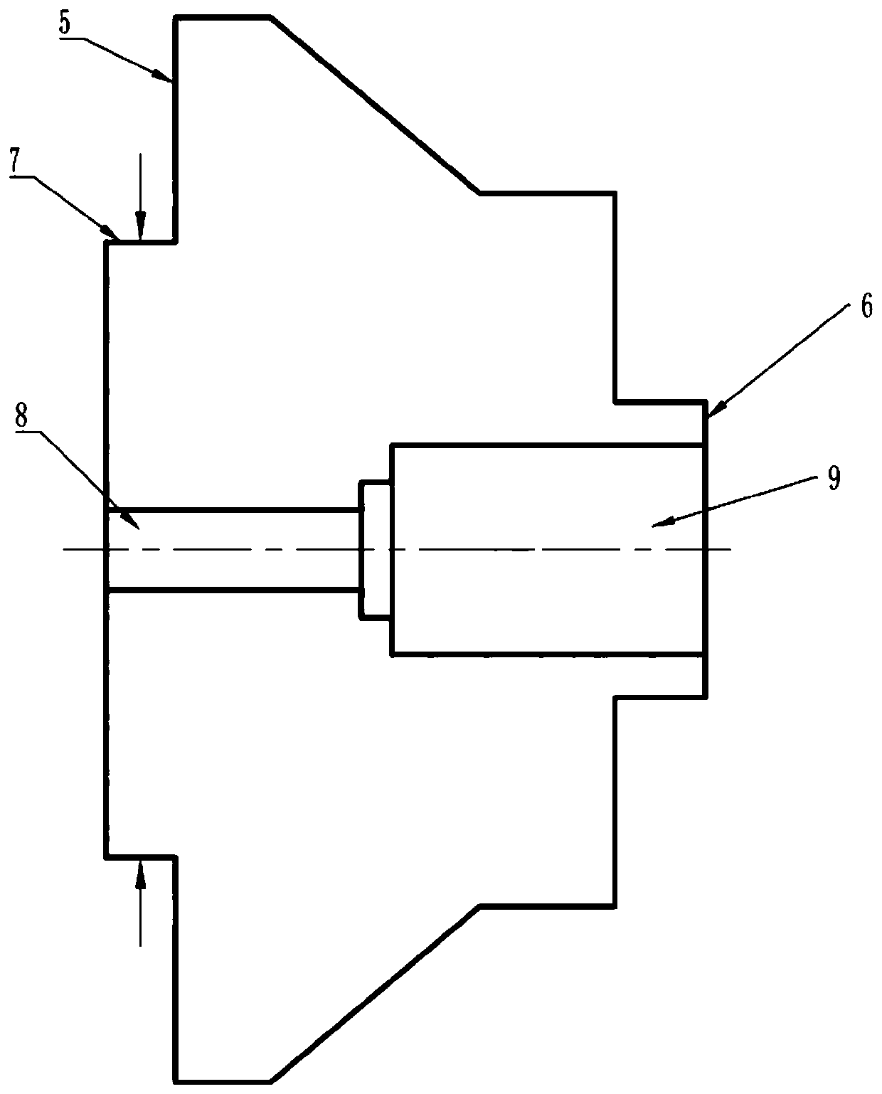 A machining method of thin-wall integral centrifugal impeller with precision inner cavity of aerospace engine