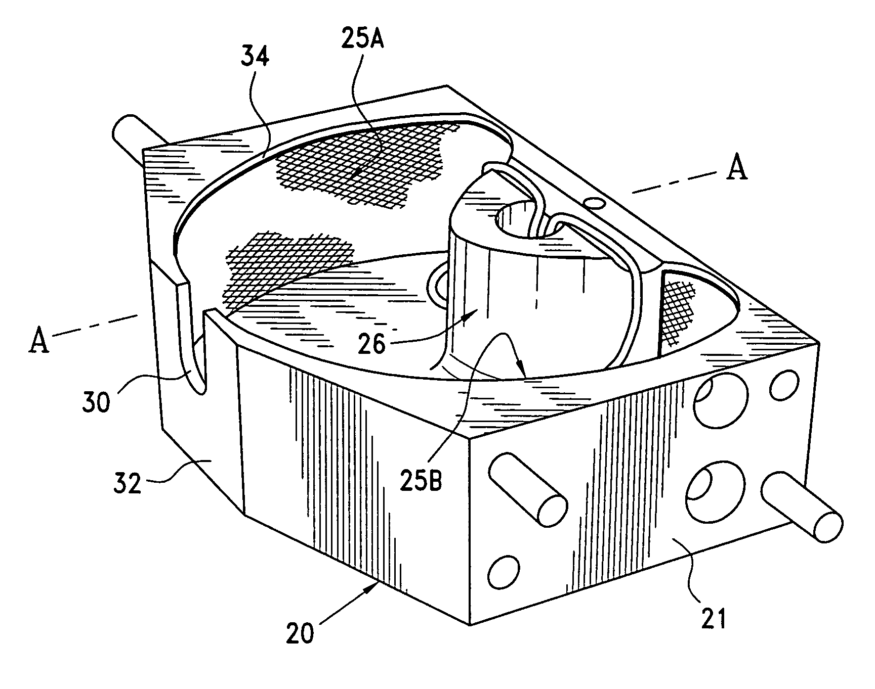 Transducers for focusing sonic energy in transmitting and receiving device