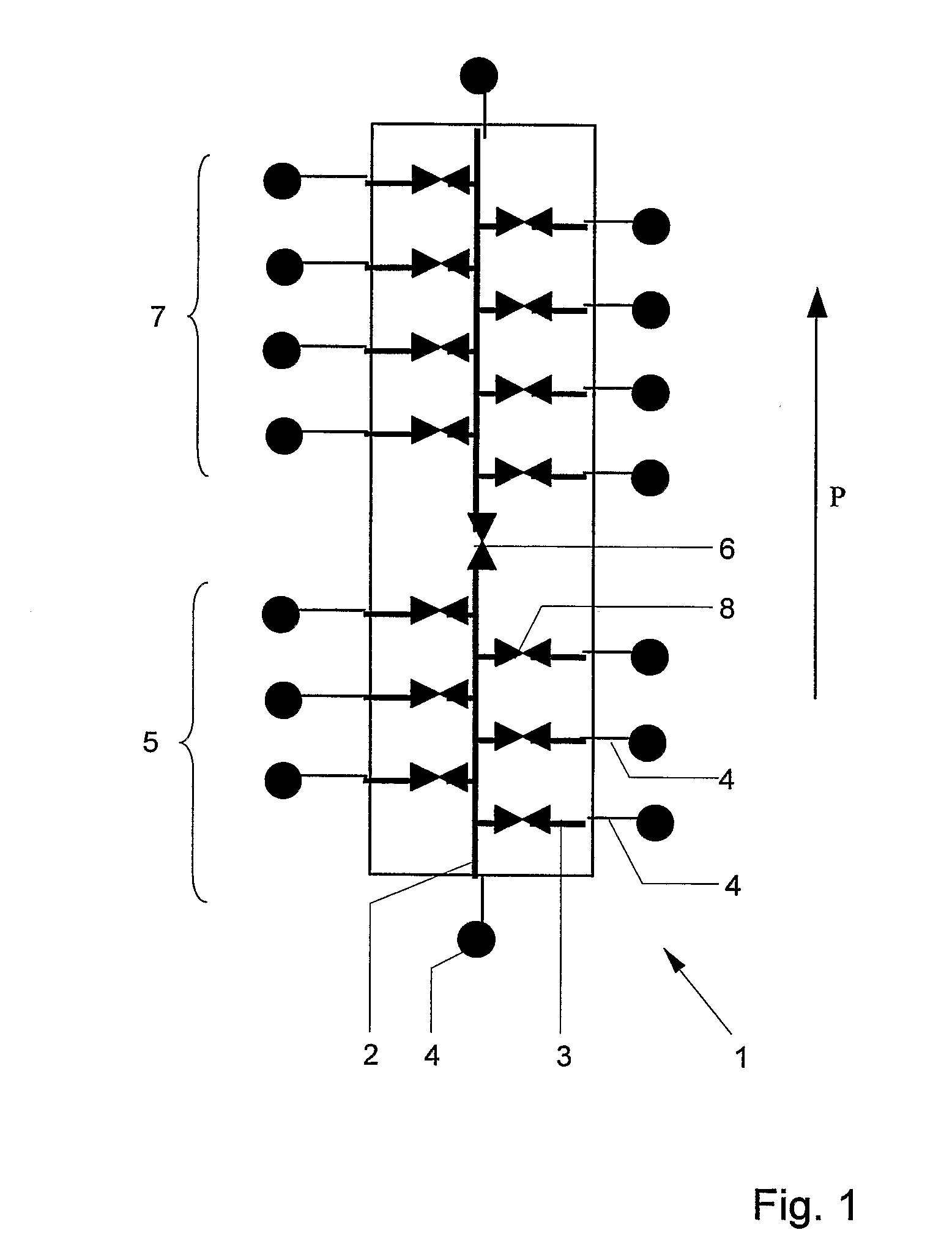 Device for chromatographic separations