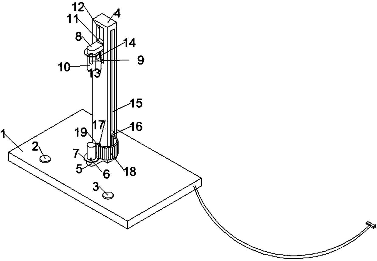 Plastic tube testing device