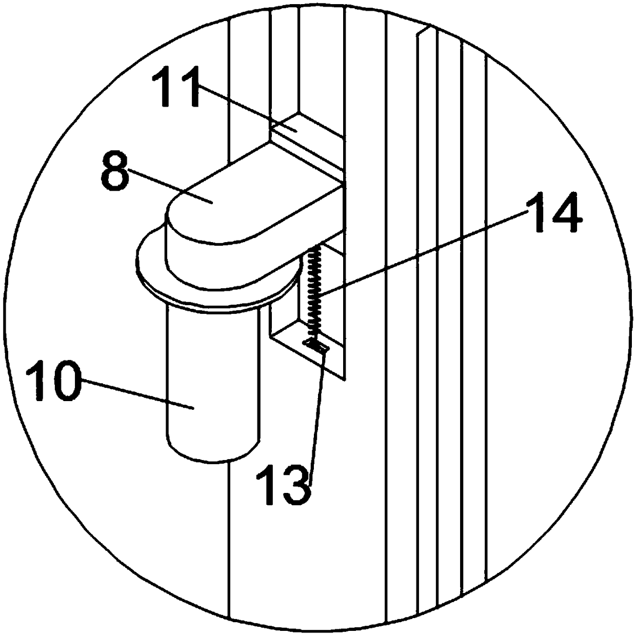 Plastic tube testing device