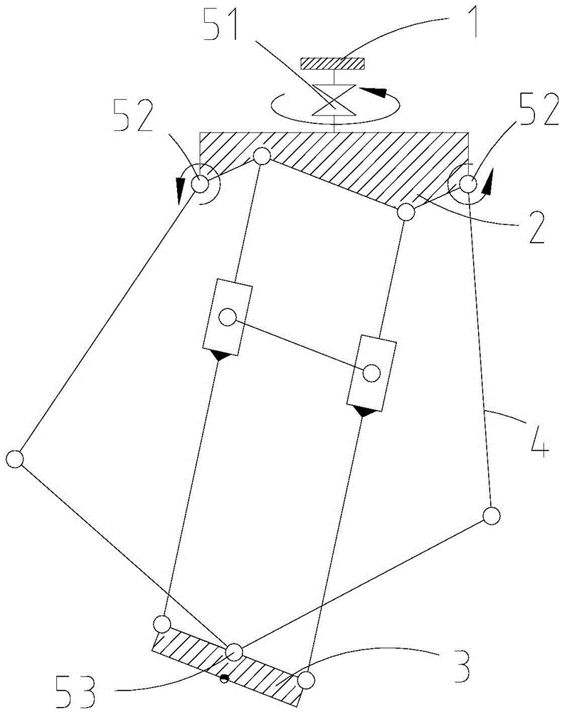 A three-degree-of-freedom hybrid robot mechanism