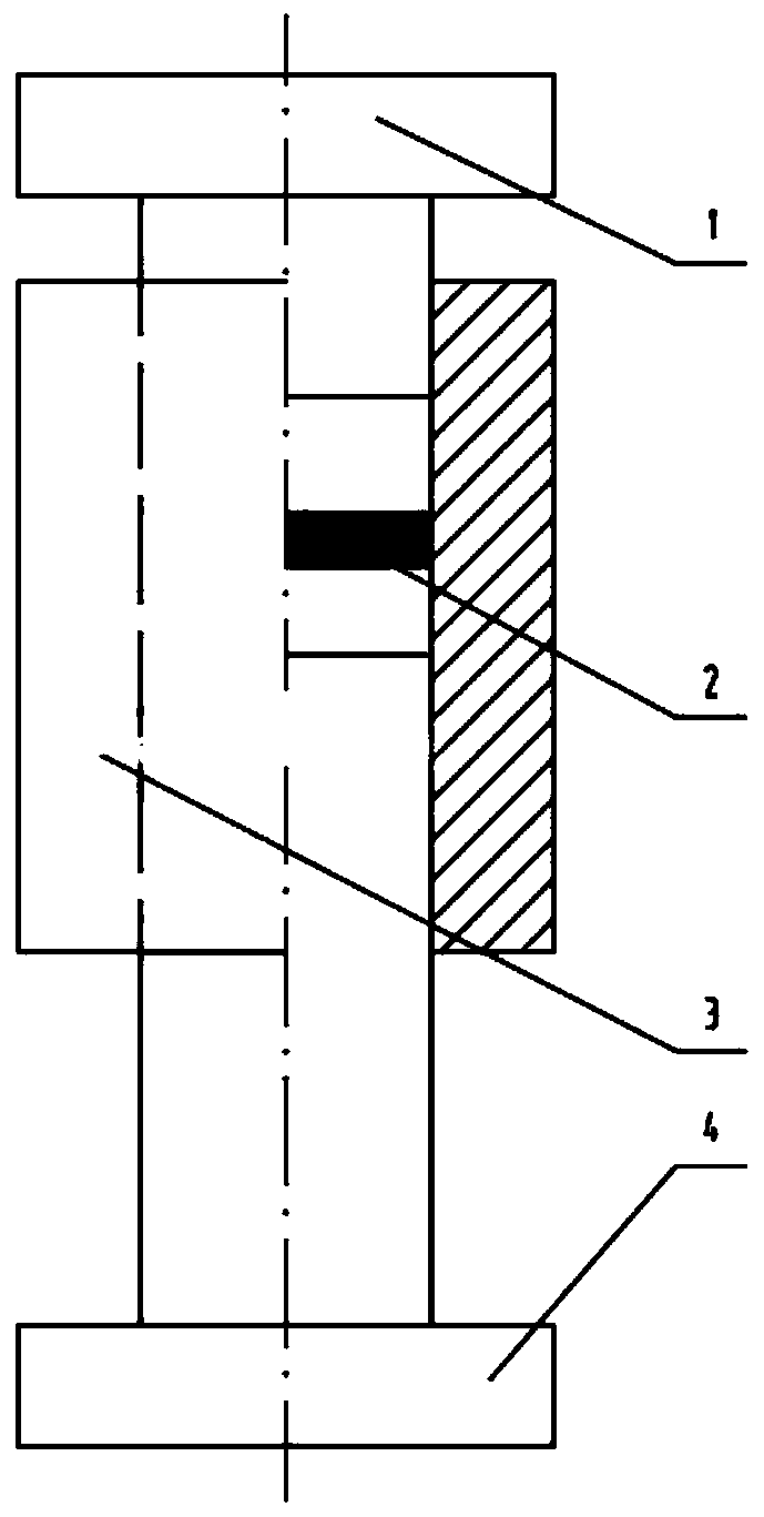 Layered ceramic composite material based on silicon nitride, and preparation method thereof