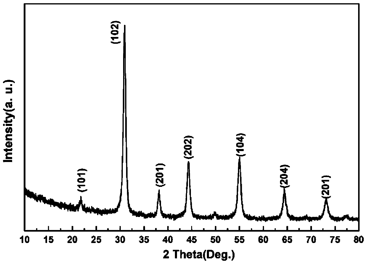 Europium-doped barium magnesium niobate red fluorescent powder and preparation method thereof