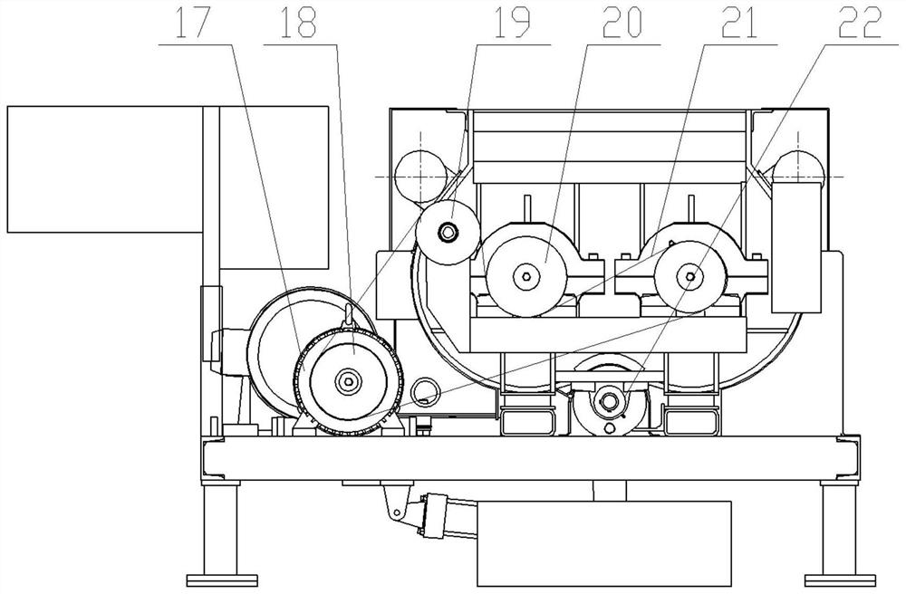 Operation method and device for vibratory mixing laboratory test of asphalt mixture