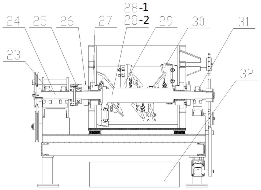 Operation method and device for vibratory mixing laboratory test of asphalt mixture