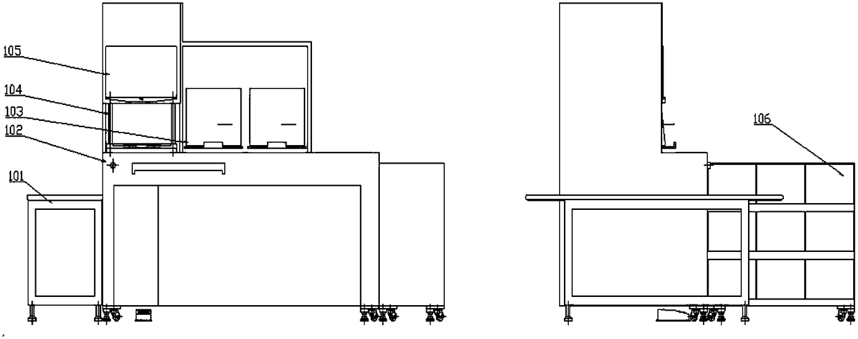 Double-station labeling and sorting system