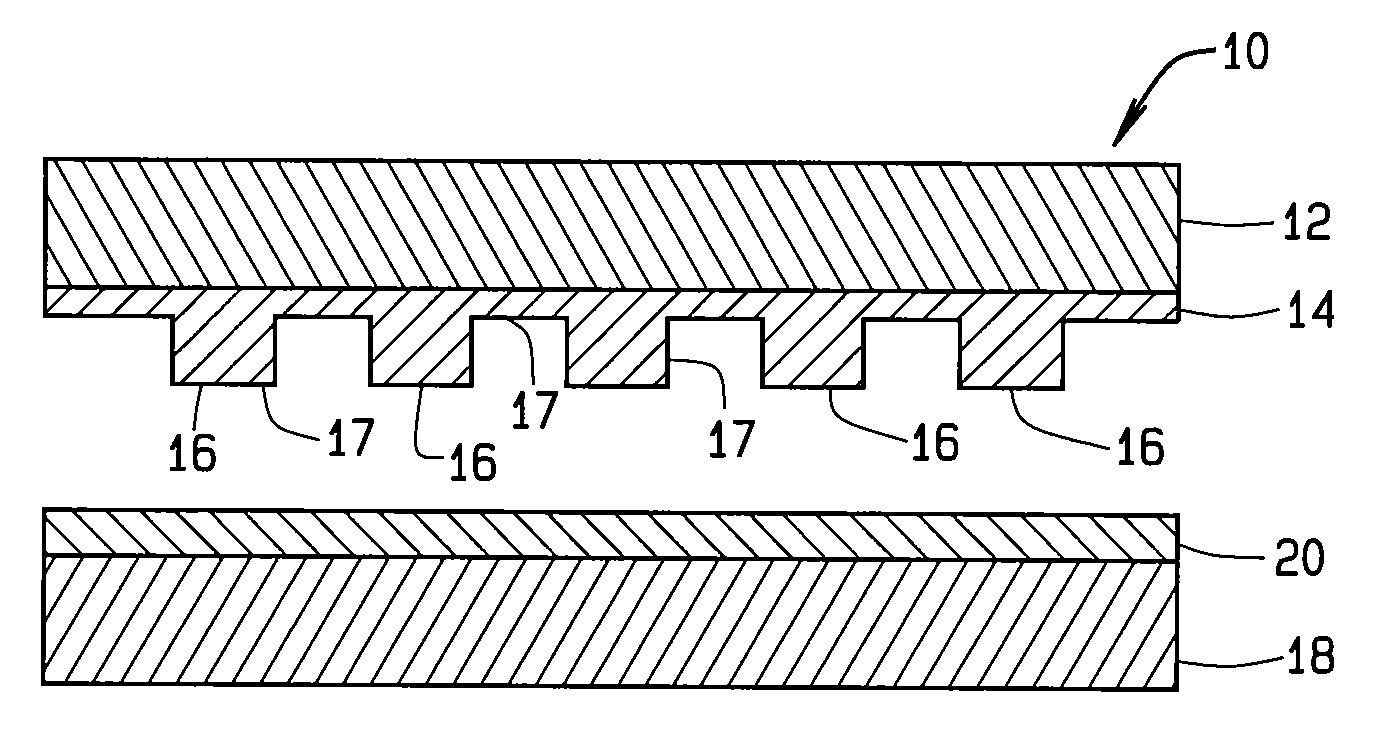 Release surfaces, particularly for use in nanoimprint lithography