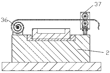 A chip semiconductor packaging device