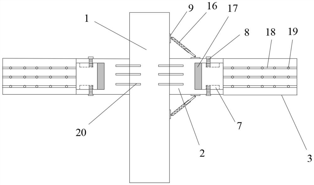 Anti-seismic prefabricated beam-column joint of fabricated building and construction method of anti-seismic prefabricated beam-column joint