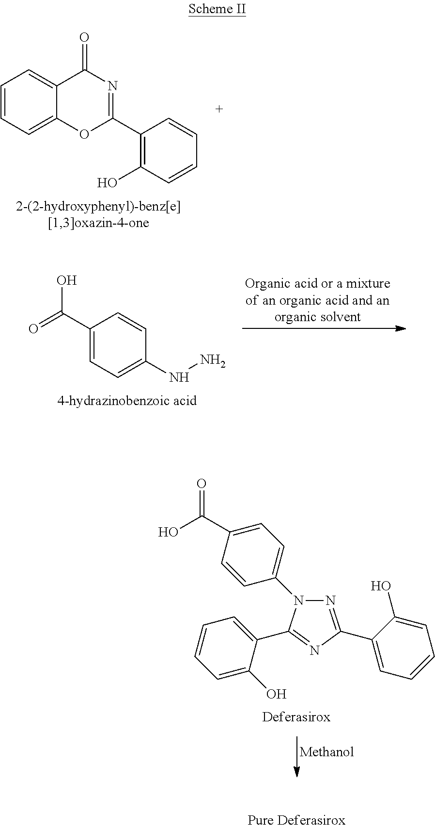 Process for the preparation, of 2-(2-hydroxyphenyl)-benz [1, 3] oxazin-4-one and its use for preparation of 4-[3, 5-bis (2-hydroxyphenyl)-lH-l , 2, 4-triazolTl-yl] benzoic acid