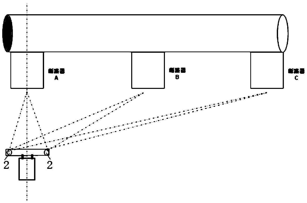 GIS circuit breaker fault on-line monitoring device based on sound