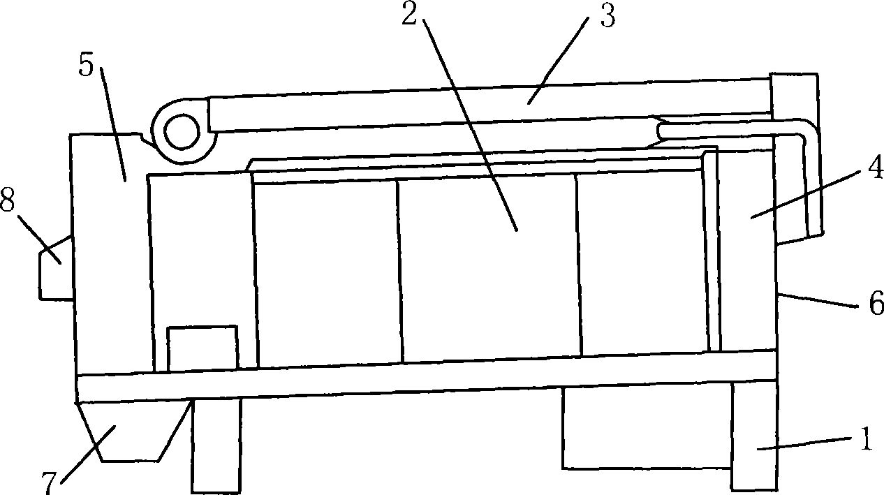 Three stage type tobacco shred drying technique and tobacco dryer