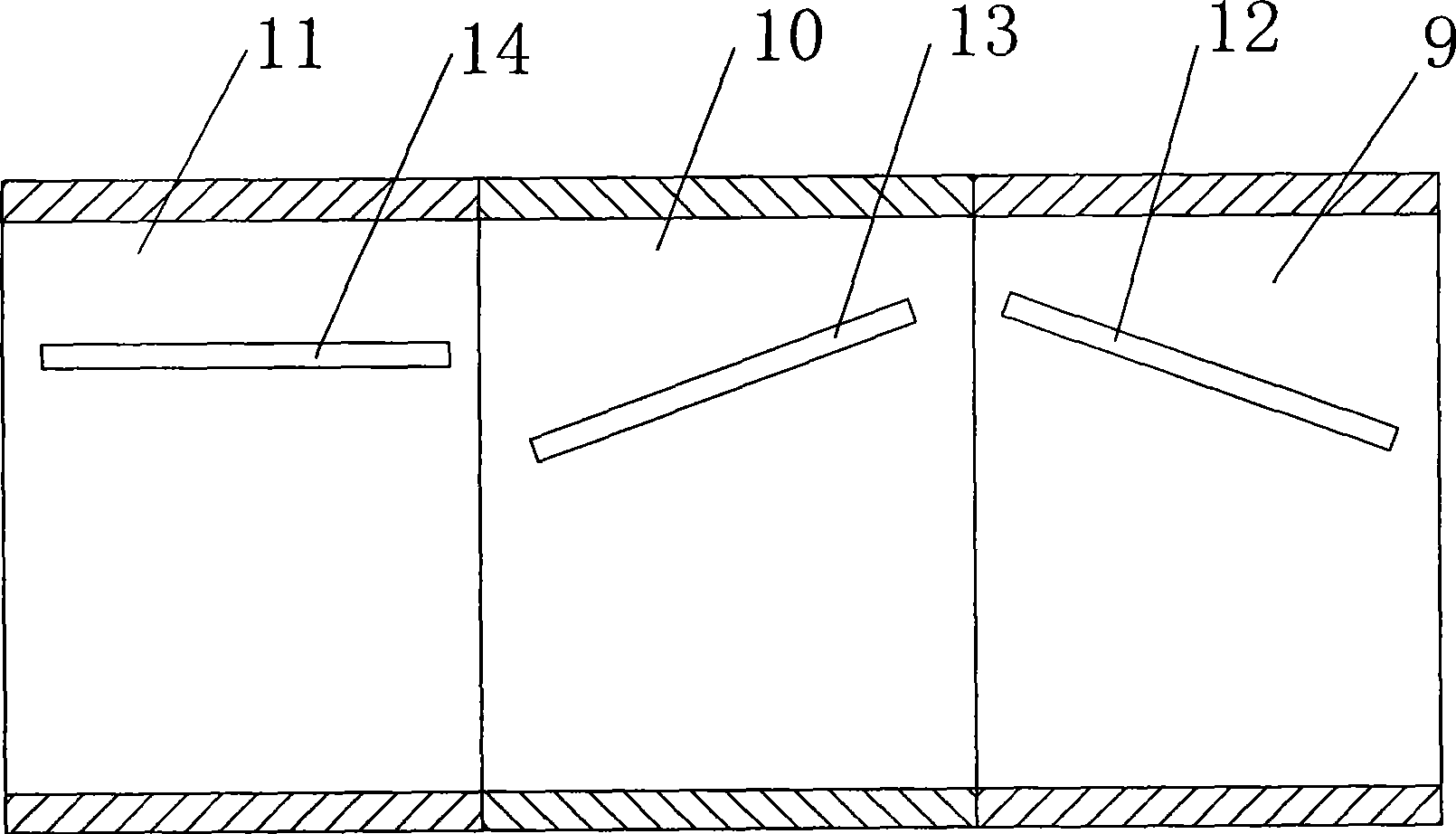 Three stage type tobacco shred drying technique and tobacco dryer