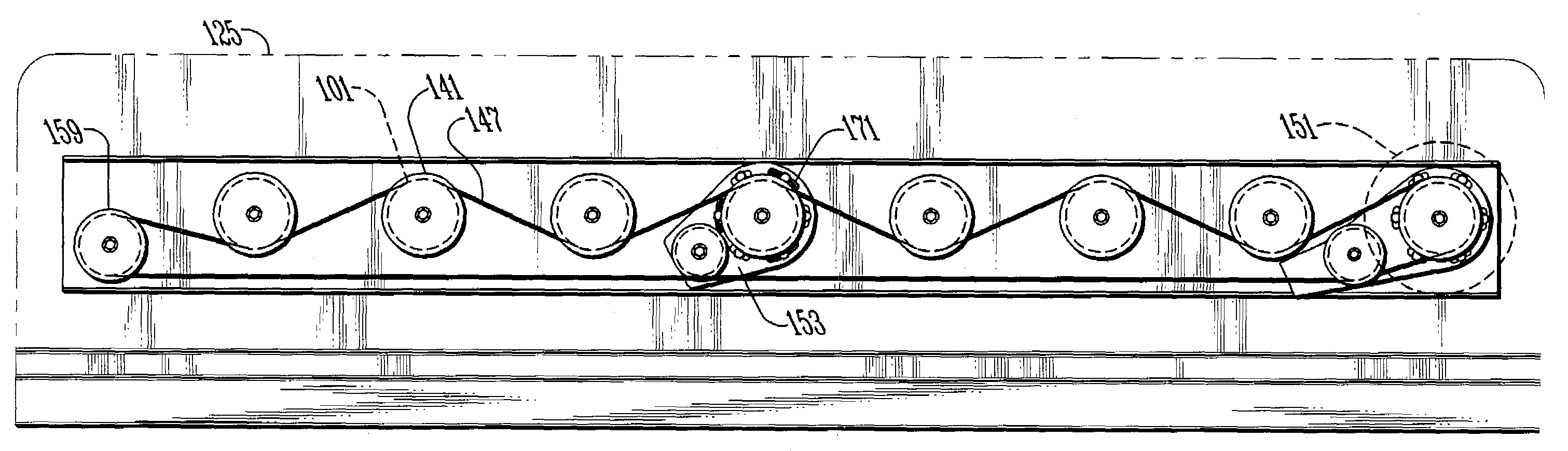 Poultry processing hub and belt assembly